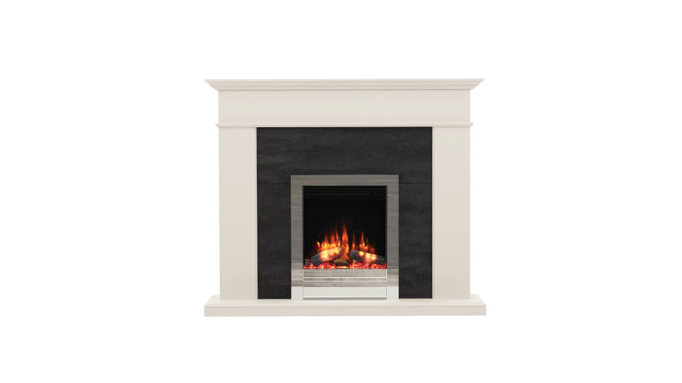 Thumbnail: Diamond Fireplaces WALNUT Electric Fireplace Suite