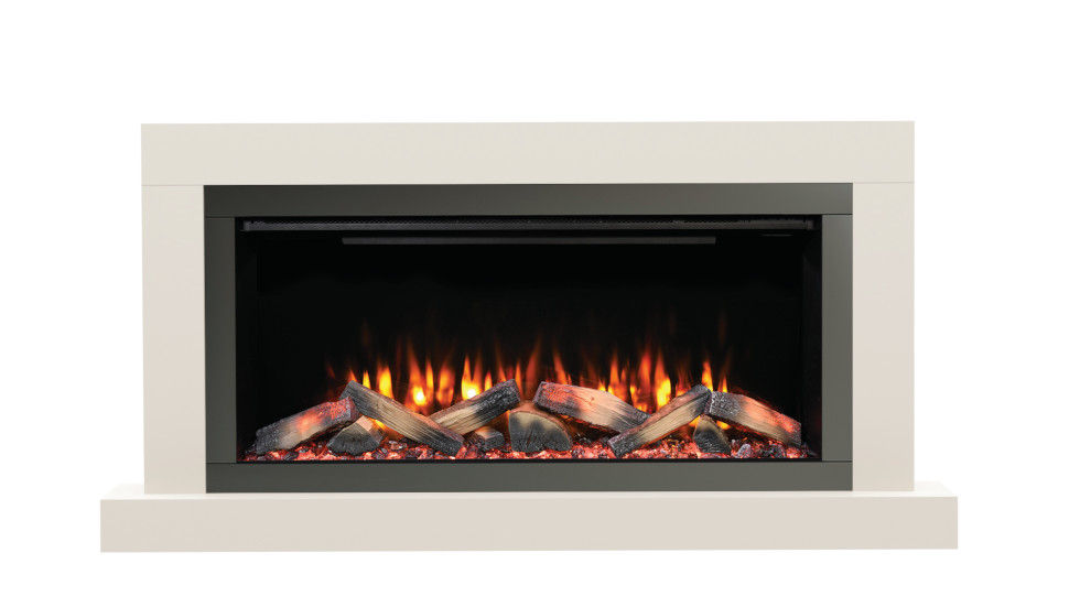 Thumbnail: Diamond Fireplaces HOLLY Electric Fireplace Suite