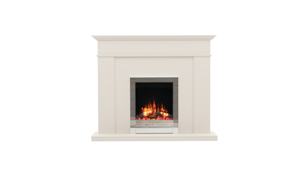 Thumbnail: Diamond Fireplaces WALNUT Electric Fireplace Suite