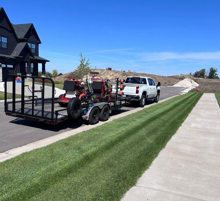 MN Lawn Pros Professional Lawn Mowing Setup