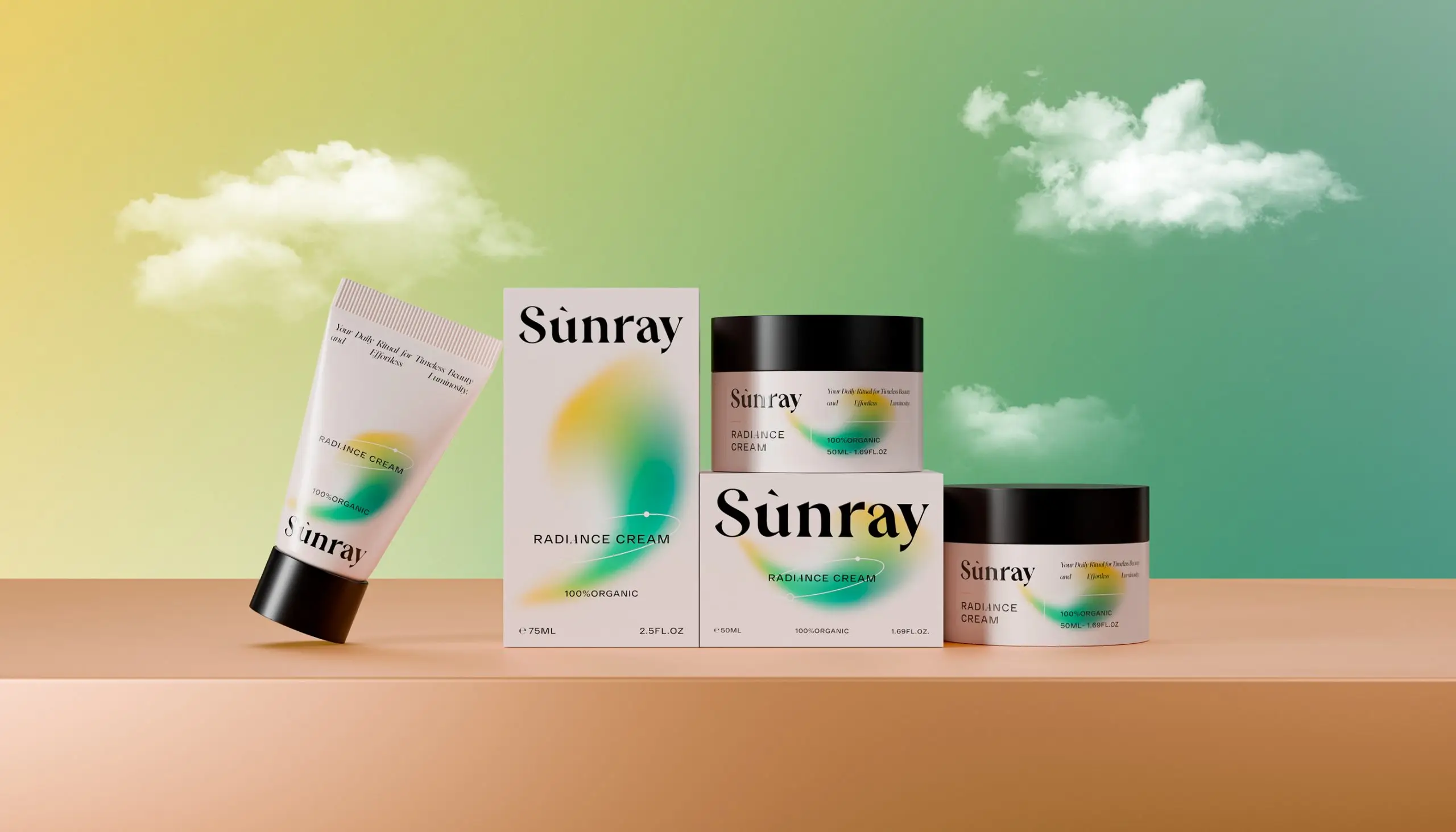 Packaging design gradients