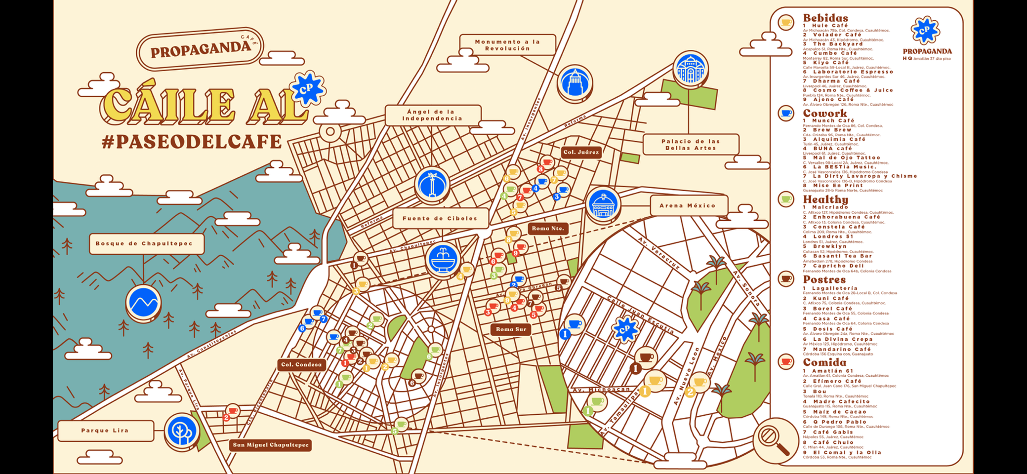 “EL PASEO DEL CAFE” by CAFE PROPAGANDA