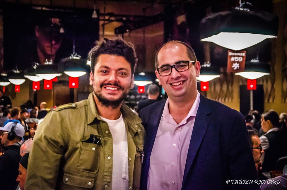 World Series of Poker Gregory Chochon and Kev Adams