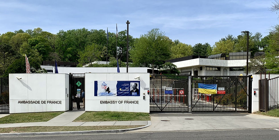 Embassy of France. Photo: By APK - Own work, CC BY-SA 4.0, https://commons.wikimedia.org/w/index.php?curid=117756985
