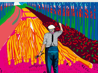 David Hockney A Graphic Life sorti aux USA