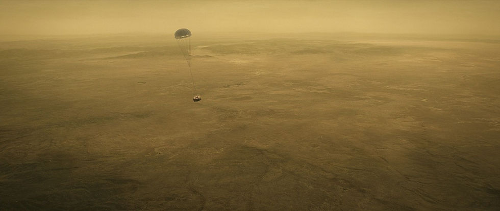 La sonde Huygens est devenue le premier engin spatial à se poser sur Titan le 14 janvier 2005, ouvrant ainsi un nouveau chapitre dans l'exploration planétaire. Crédit : ESA/NASA/JPL/Université d'Arizona.