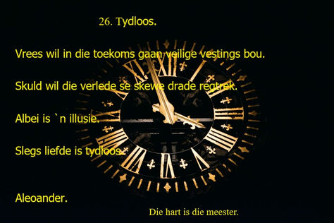 26. Tydloos.