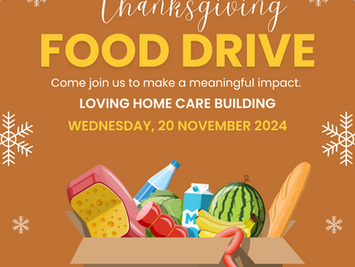 ๐งก๐Thanksgiving Food Drive ๐๐งก
