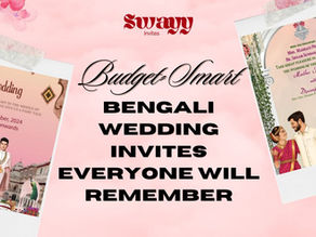 Discover budget-smart Bengali wedding invite ideas that balance tradition, elegance, and affordability. Explore digital invites, print options & modern solutions for Indian weddings.