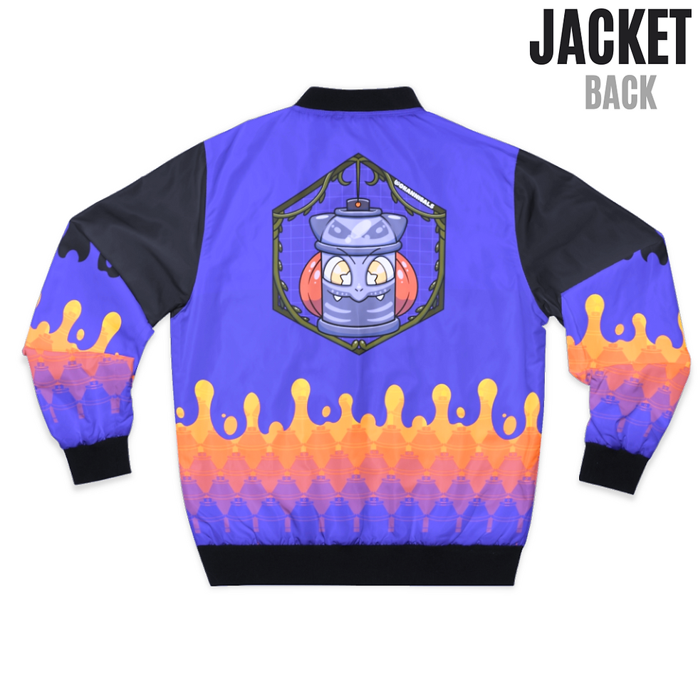 Spraycan Jacket by Okannibals Bomber Jacket Costume Bulbasaur as a spraycan Limited Print
