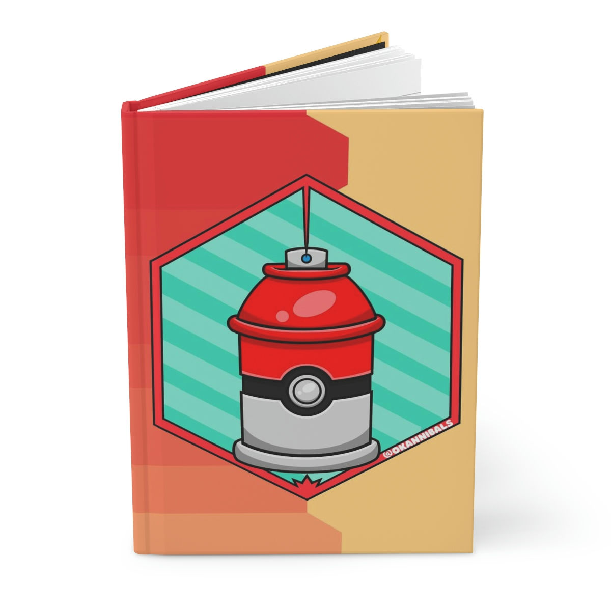 Pokeball notebook as Spray cans Spraycan Okannibals pokemon