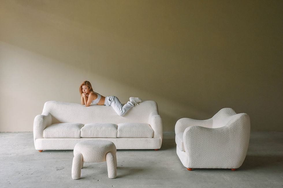 Hình thu nhỏ: SET SOFA & ARMCHAIR BE, CFO SEA STORY (Boucle Fabric)
