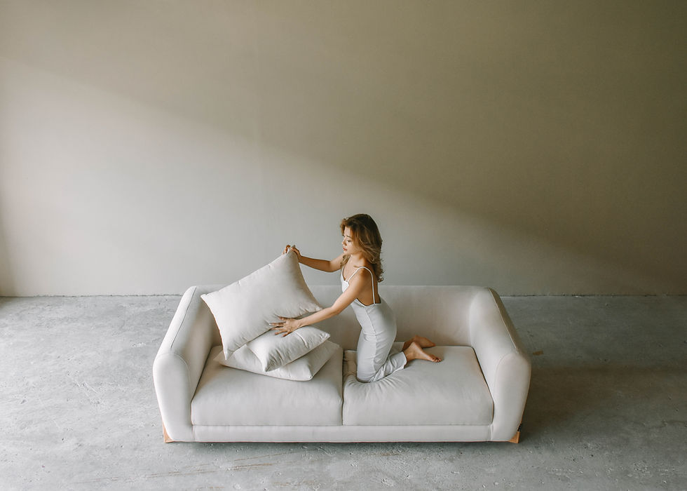 Hình thu nhỏ: SOFA THỎI CÁT BẠC (Premium Fabric)