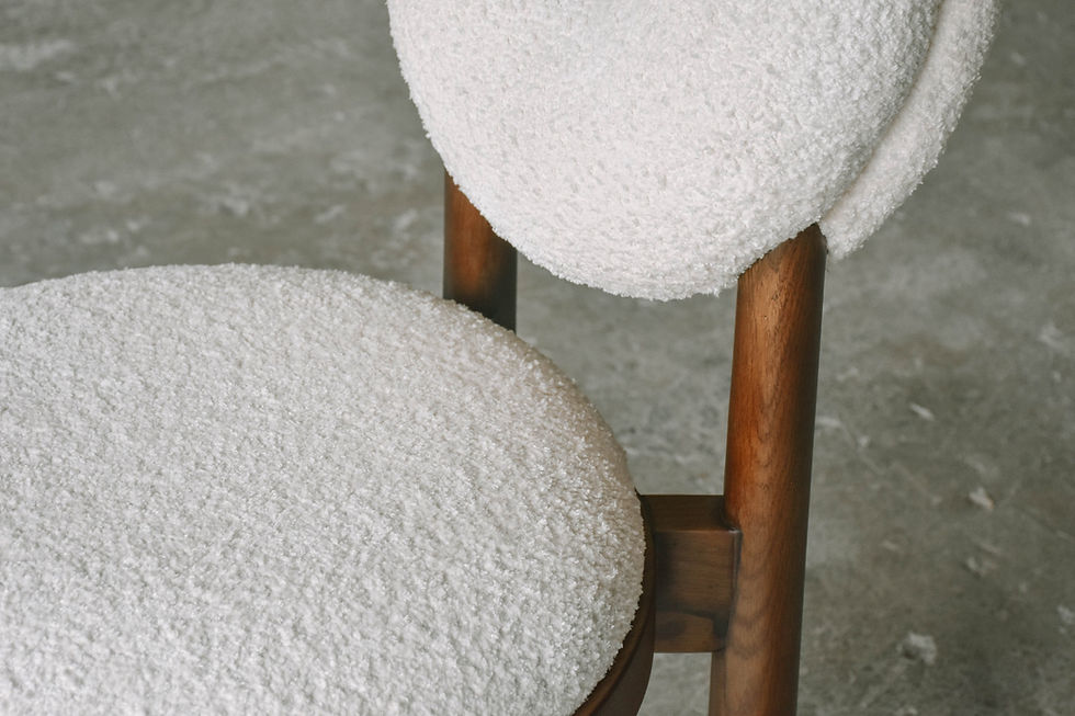 Hình thu nhỏ: DINING CHAIR DONUT (Boucle Fabric)