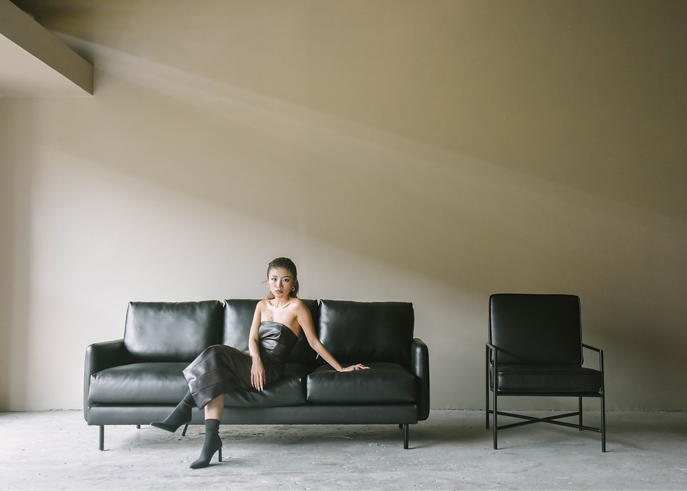 Hình thu nhỏ: SET SOFA & ARMCHAIR CLASSIC RADIO (Simily Leather)