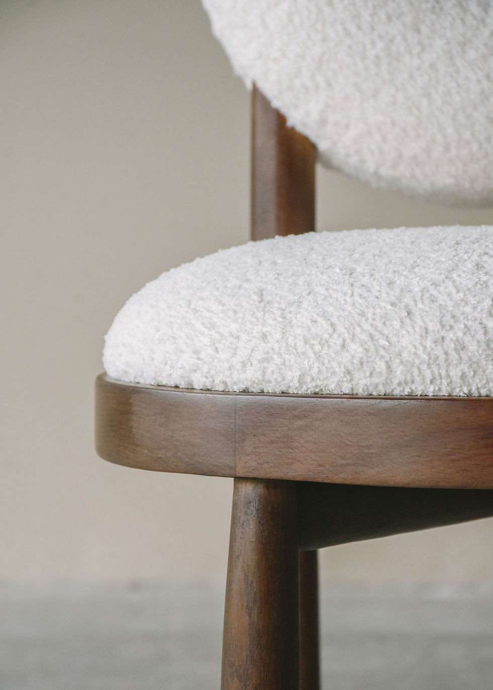 Hình thu nhỏ: DINING CHAIR DONUT (Boucle Fabric)