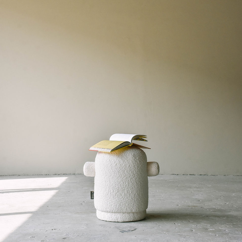 Hình thu nhỏ: POUF TEDDY BEAR (Boucle Fabric)