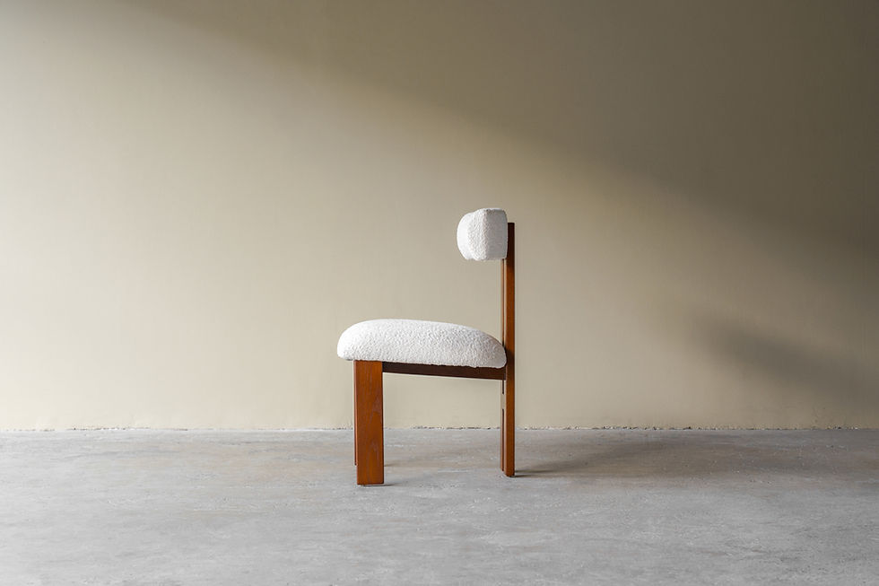 Hình thu nhỏ: DINING CHAIR RULER (Boucle Fabric)