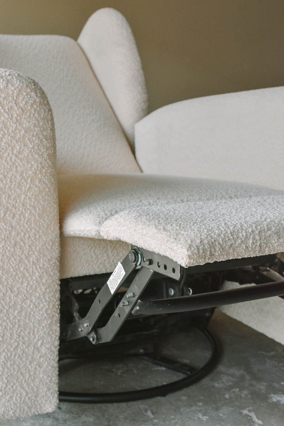 Hình thu nhỏ: NURSING CHAIR SUMMER NOON (Boucle Fabric)