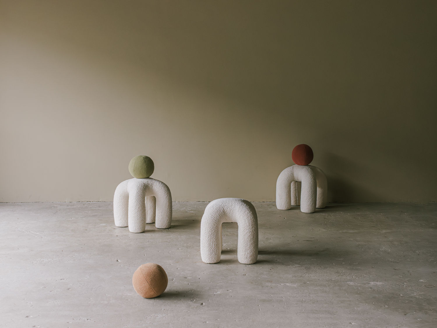 POUF OCTOPUS (Boucle Fabric)