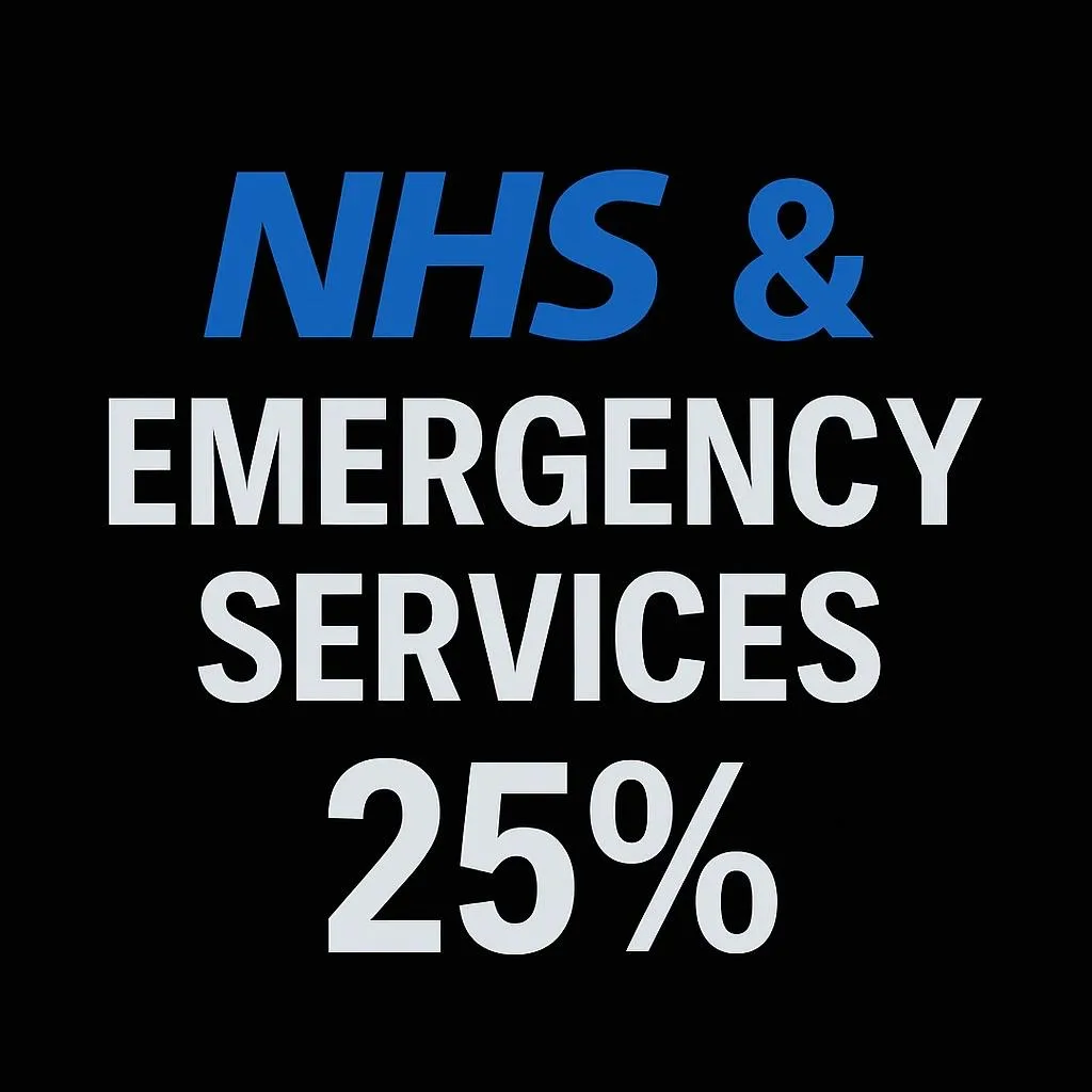 NHS, Emergency Services and RNLI Discount at Lazarou