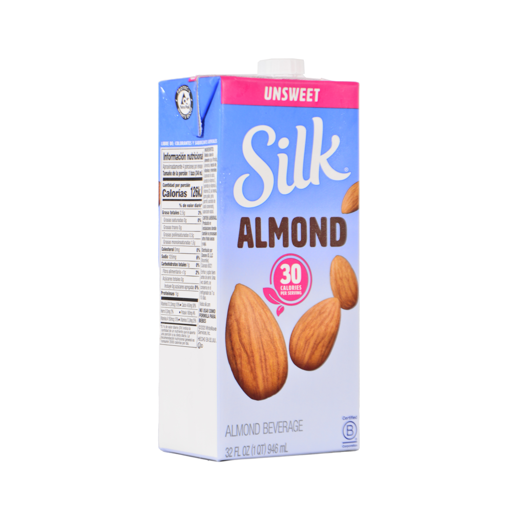 Bebida de Almendras Original sin Azúcar 1 L Silk