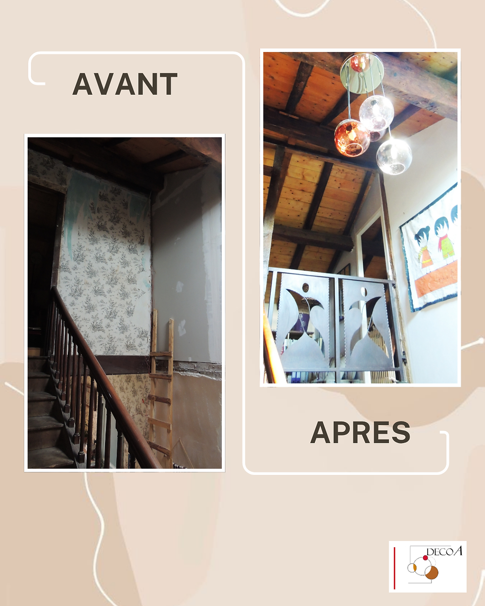 Escalier G. Avant Après