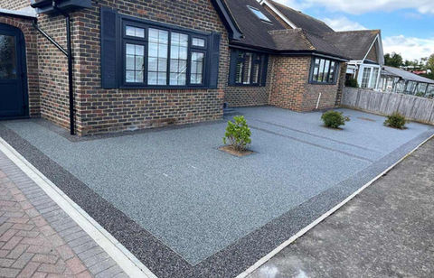Resin driveway