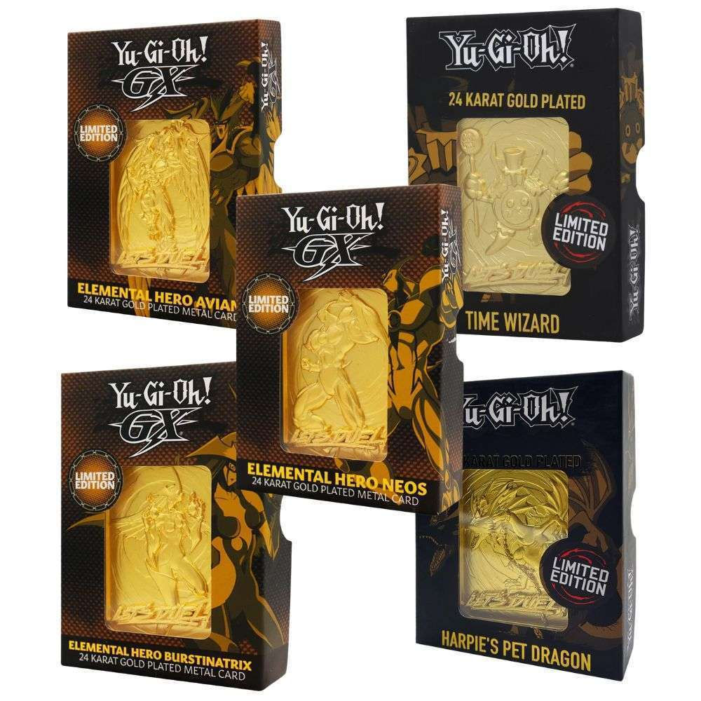 Yu-Gi-Oh! Limited Edition 24K Gold Plated Collectible