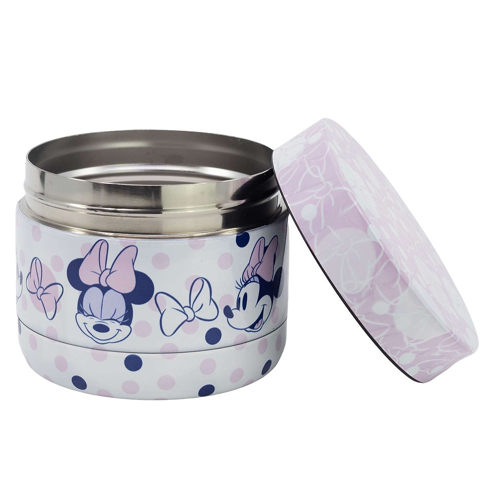 Disney Minnie Mouse Insulated Stainless Steel Food Jar 360ml