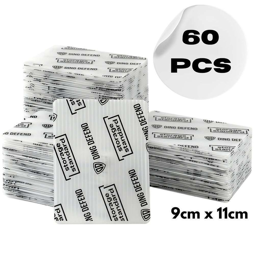 Ding Defend Trading Card Protectors 9cm x 11cm (60 Pieces)