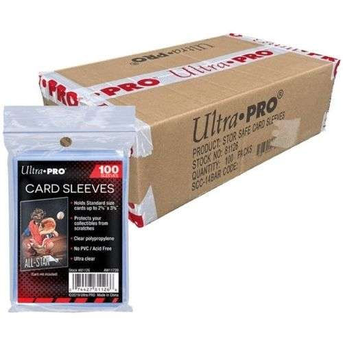 Ultra Pro Soft Sleeves Case (100 Packs)