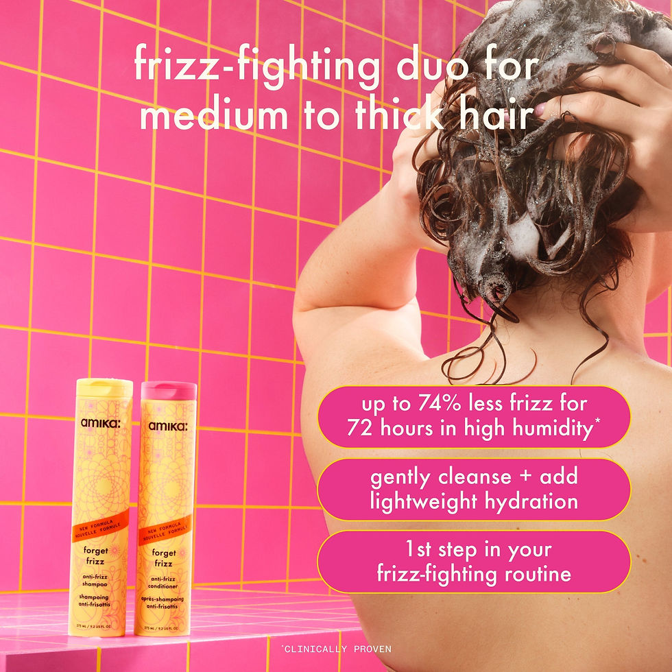 Thumbnail: Amika Forget Frizz Anti-Frizz Shampoo