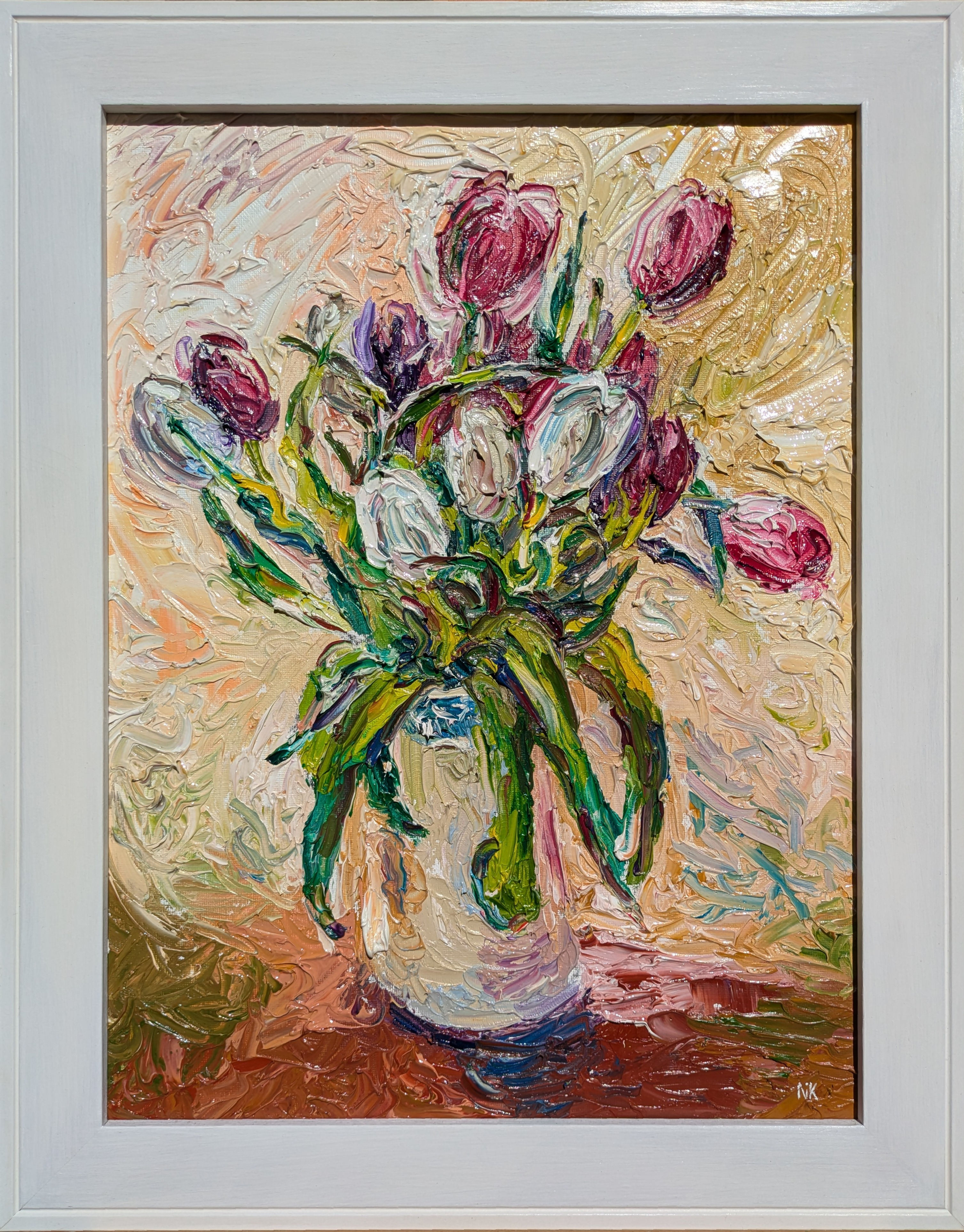 'Tulips in vase' Original Painting