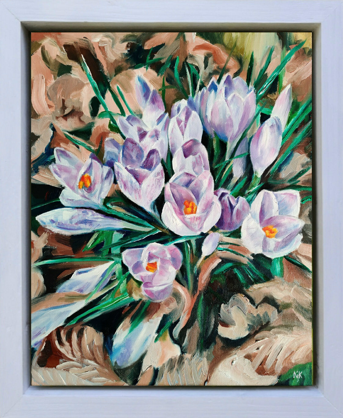 'Lilac & Mauve' Original Oil Painting