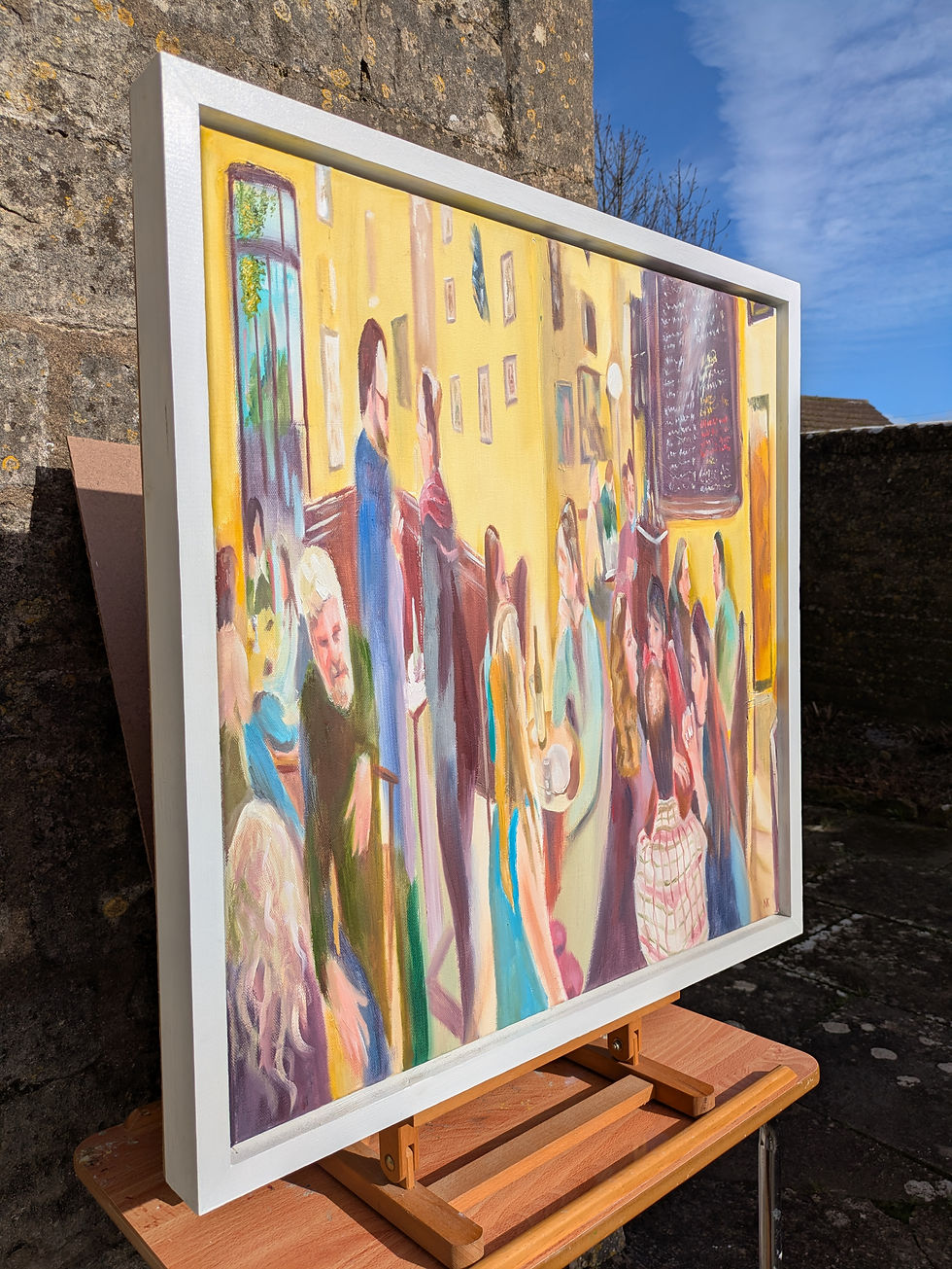 Thumbnail: 'Full House, Ai Tre Scalini' Original Painting