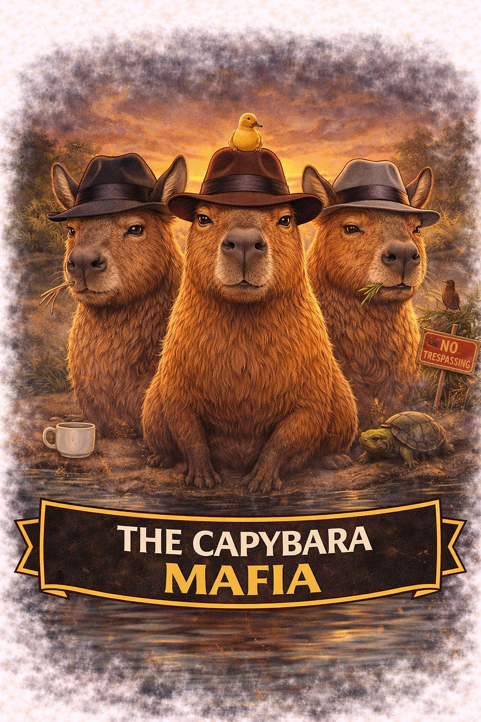 Thumbnail: Funny Capybara Sticker Pack 12pc 