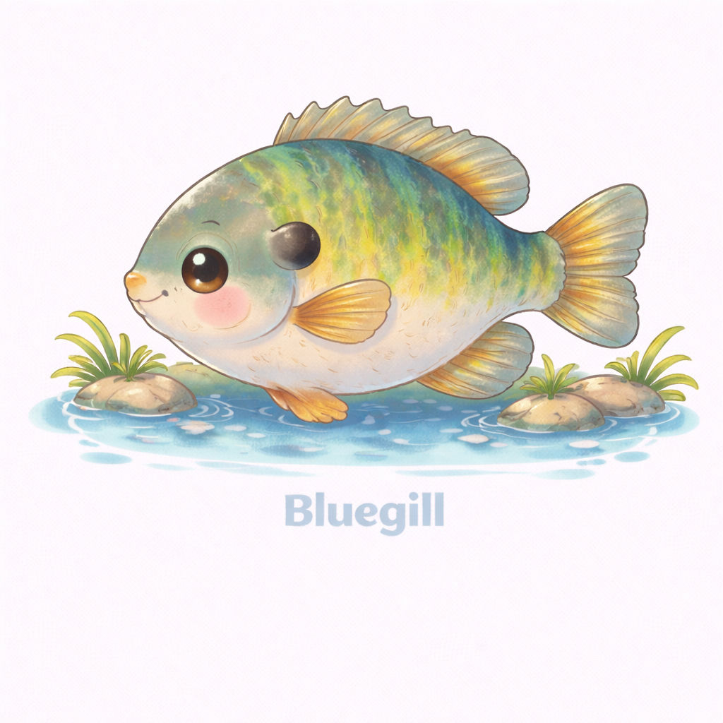 Fish Stickers, Freshwater Fish Sticker Set