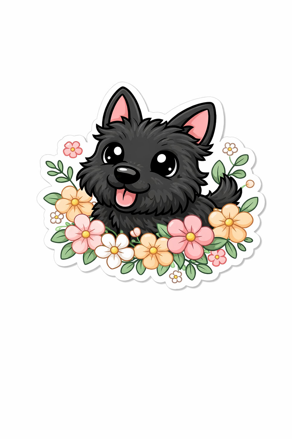 Thumbnail: Scottish Terrier Kawaii Sticker Set 