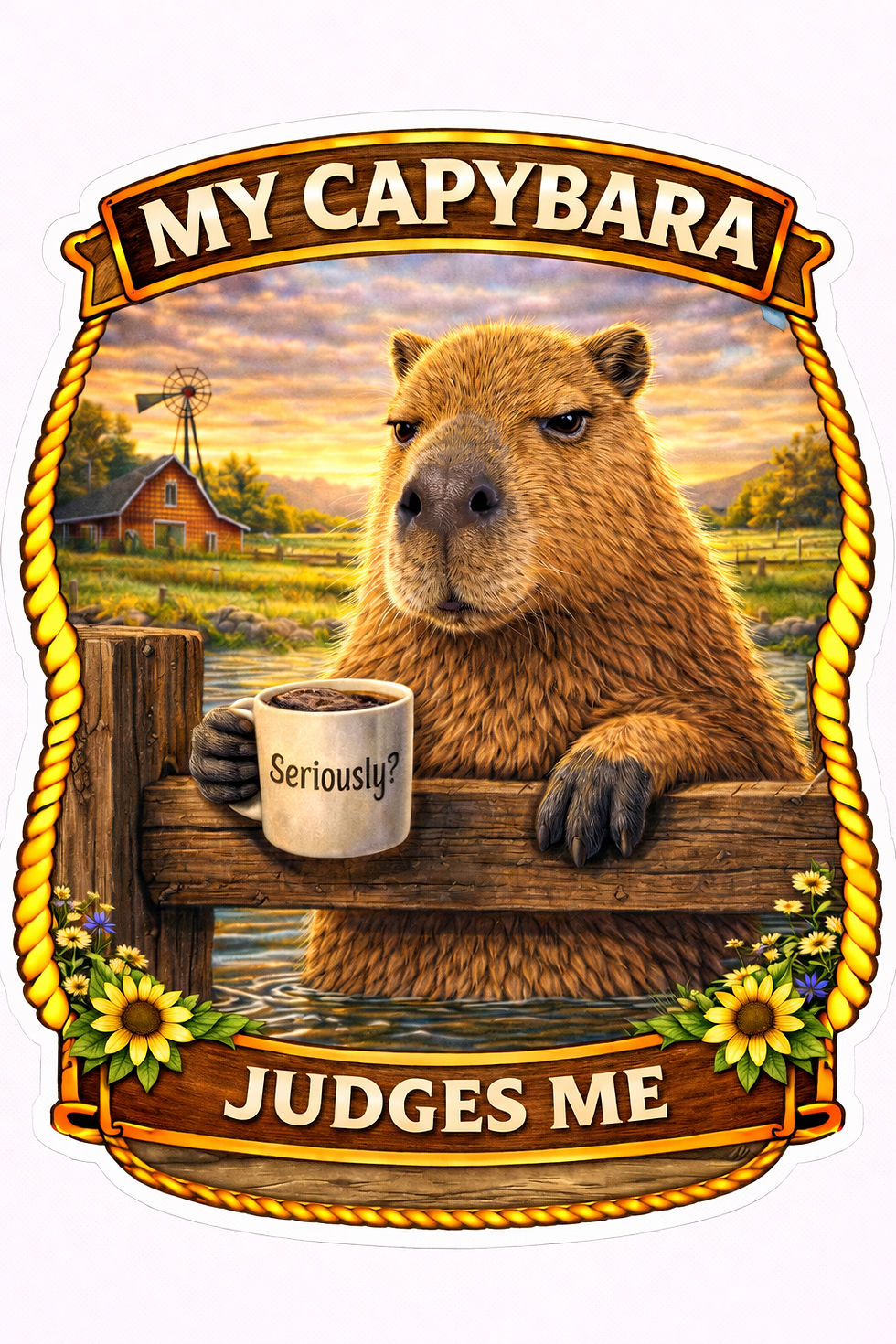 Thumbnail: Capybara Sticker Set 