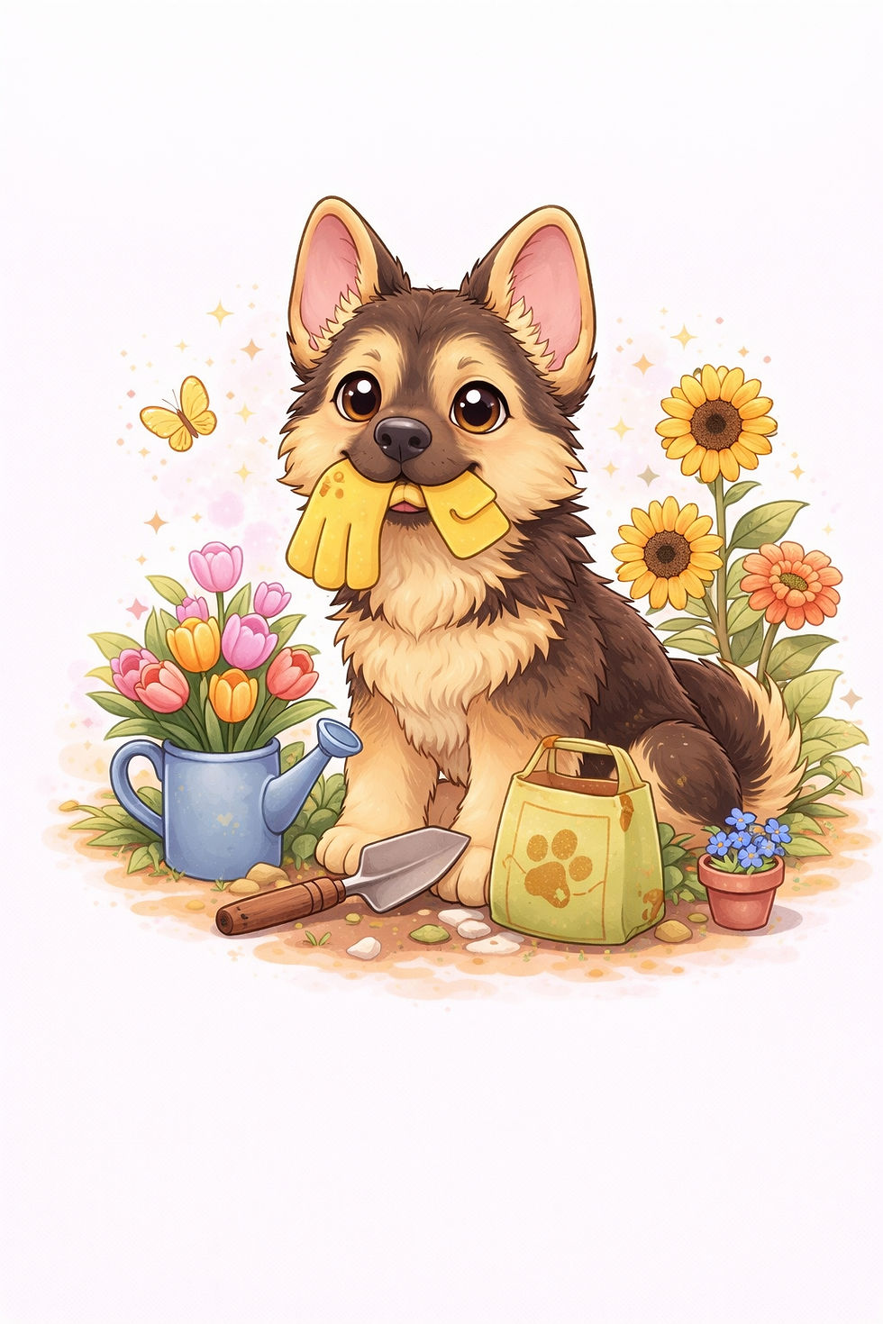 Thumbnail: German Shepherd Sticker Set 