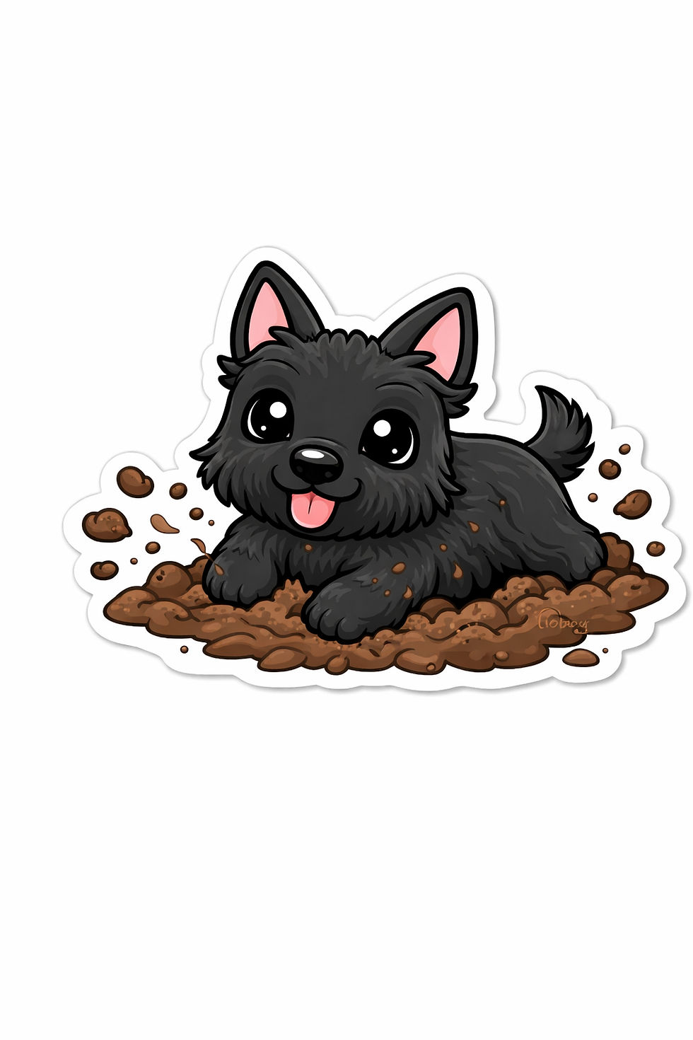 Thumbnail: Scottish Terrier Kawaii Sticker Set 