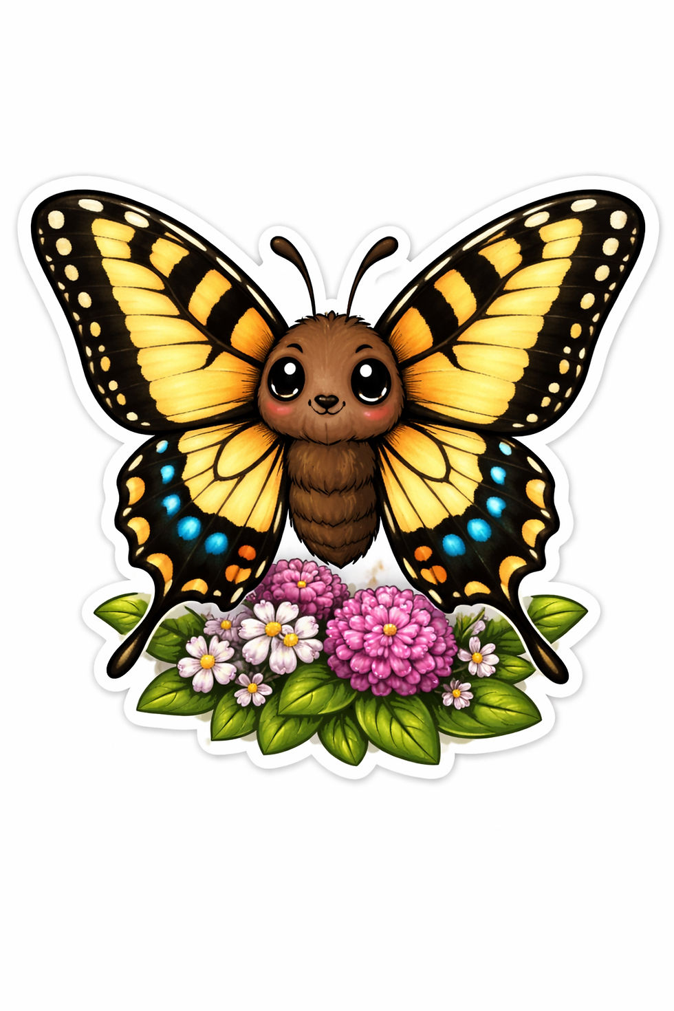 Thumbnail: Kawaii Butterfly Sticker Set