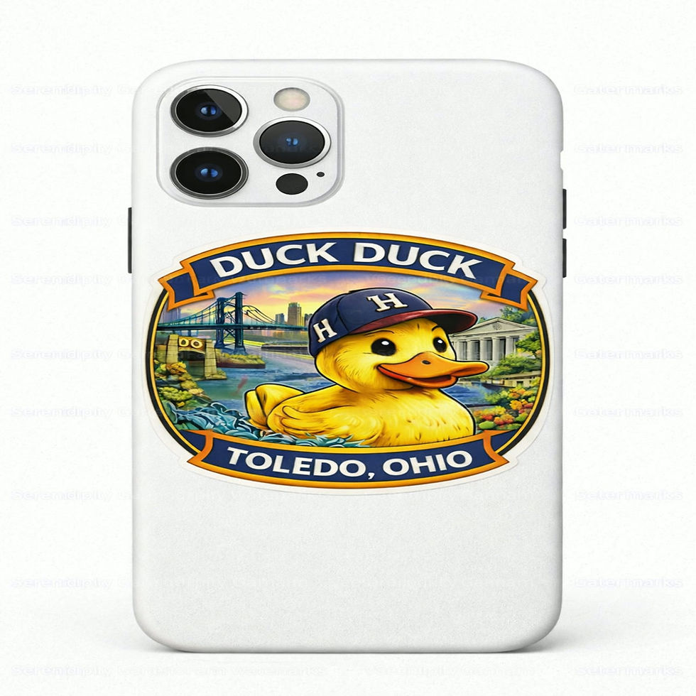 Thumbnail: Duck Duck Toledo Ohio Sticker 