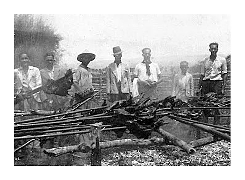 Folia 1951, almoço.