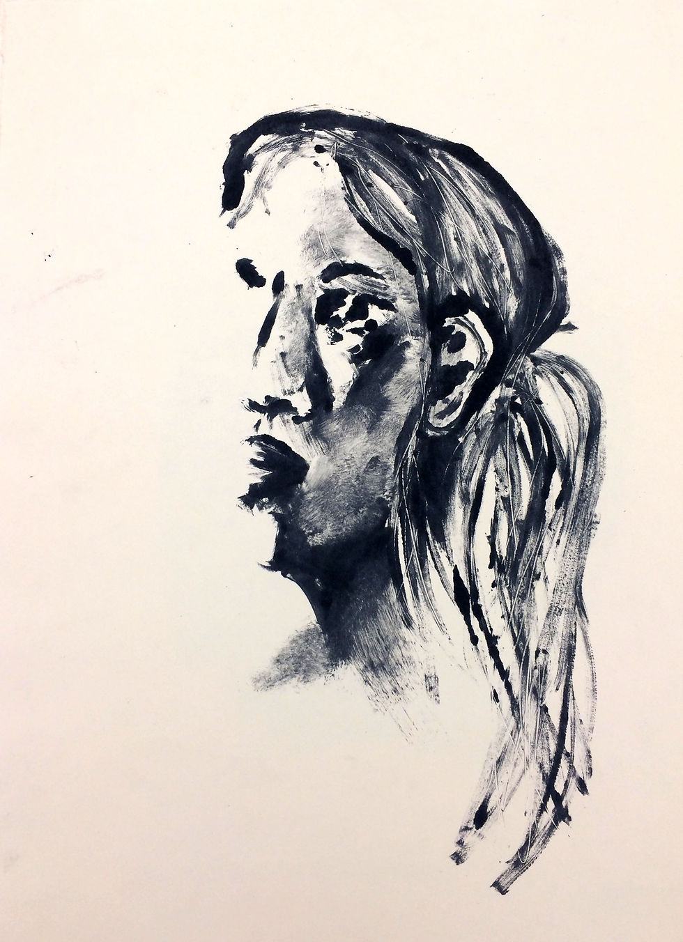 Self Portrait Facing the Light