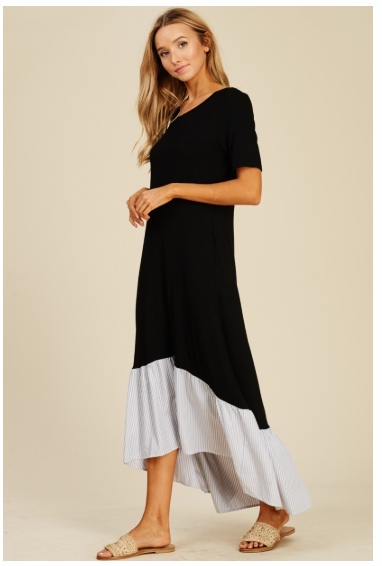 Thumbnail: Hi Low Ruffle Hem Midi Dress