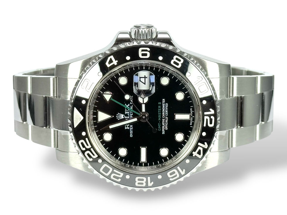 ROLEX 2018 GMT Master II, 116710LN, Stickered Bracelet, Box & Papers