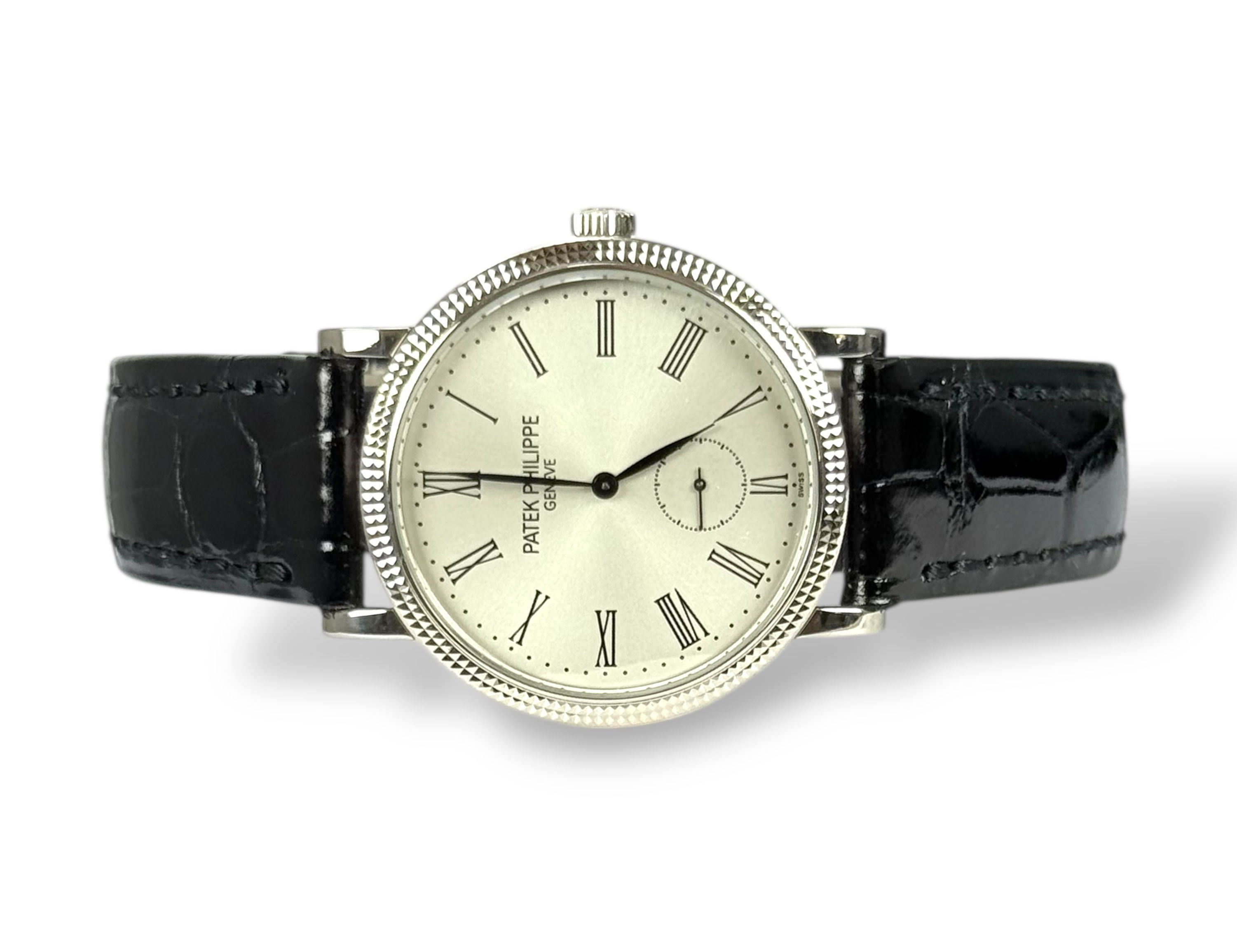 PATEK PHILIPPE Calatrava, 7119G-010, 18ct White Gold, 31mm, New Strap