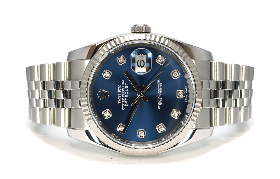 ROLEX 2014 Datejust 36, 116234, Diamond Dot Dial, Box & Papers